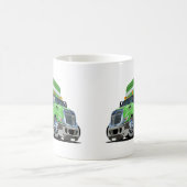 漫画のごみトラック コーヒーマグカップ (中央)