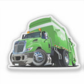 漫画のごみトラック シール (正面)