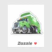 漫画のごみトラック シール (シート)