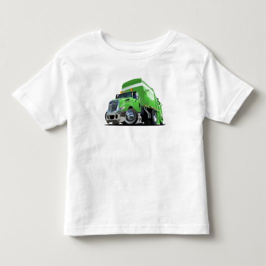 漫画のごみトラック トドラーTシャツ (正面)