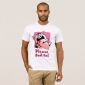 漫画のさようならTシャツ|のおもしろいな別れのワイシャツ Tシャツ (正面フル)