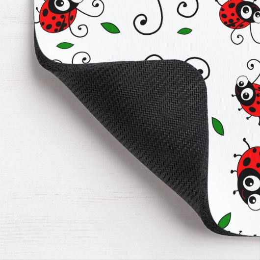 漫画のてんとう虫パターン マウスパッド (コーナー)