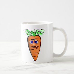 漫画のにんじんの野菜写真 コーヒーマグカップ