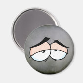 漫画のような悲しげな目 マグネット (正面/裏面)