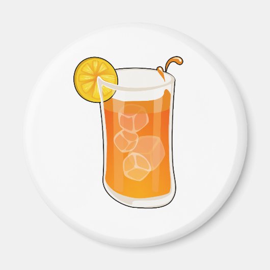 漫画のアイスティーマグネット マグネット (正面)