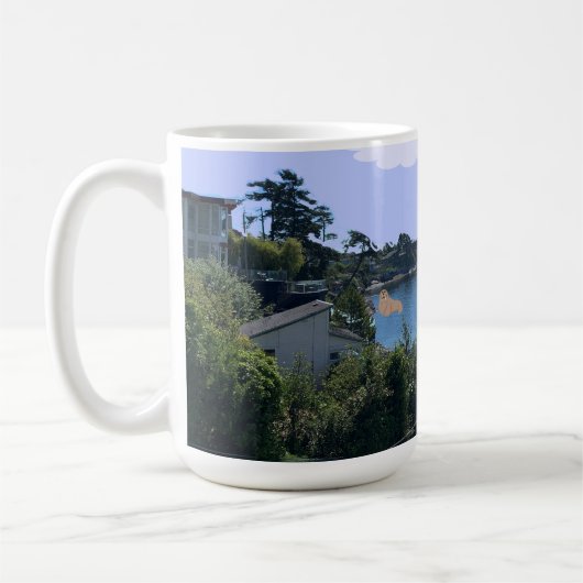 漫画のアシカとセイウチのコーヒーマグ コーヒーマグカップ (左)