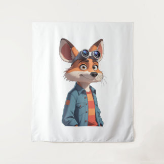 漫画のアニメーションのフル体キャラクター。 タペストリー