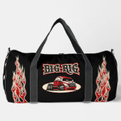 漫画のアメリカのトラック「ビッグリグ」 ダッフルバッグ (正面)