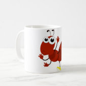 漫画のアリのマグカップ コーヒーマグカップ (正面左)