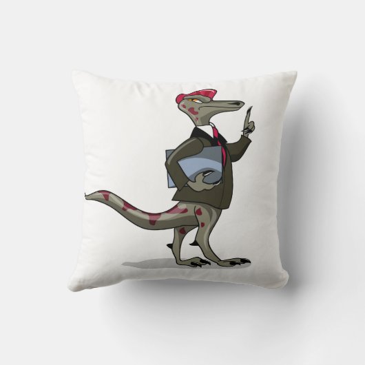 漫画のイグアノドンの店員。 クッション (裏面)