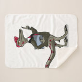 漫画のイグアノドンの店員。 シェルパブランケット (正面(横))