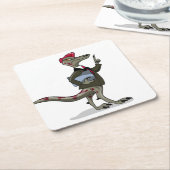 漫画のイグアノドンの店員。 スクエアペーパーコースター (アングル)