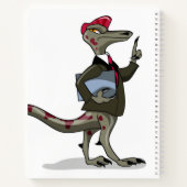 漫画のイグアノドンの店員。 ノートブック (裏面)