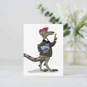 漫画のイグアノドンの店員。 ポストカード (スタンド正面)