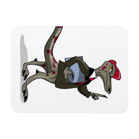 漫画のイグアノドンの店員。 マグネット (横)