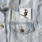 漫画のイグアノドンの店員。 缶バッジ (インサイチュ)