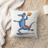 漫画のイグアノドン遊のバスケットボール。 クッション (ブランケット)