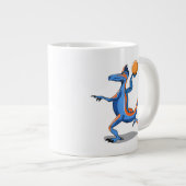 漫画のイグアノドン遊のバスケットボール。 ジャンボコーヒーマグカップ (正面右)