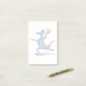 漫画のイグアノドン遊のバスケットボール。 ポストイット (デスク上)