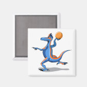 漫画のイグアノドン遊のバスケットボール。 マグネット (正面/裏面)