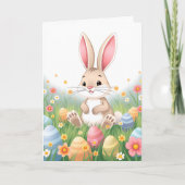 漫画のイースターバニー内側カラーリングページ カード (正面)