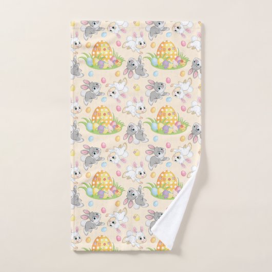 漫画のイースターバニー ハンドタオル (ハンドタオル)