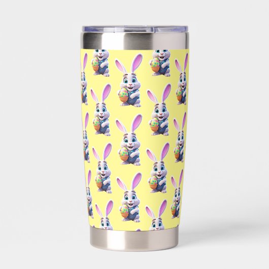 漫画のイースターバニー 保温保冷タンブラー (正面)