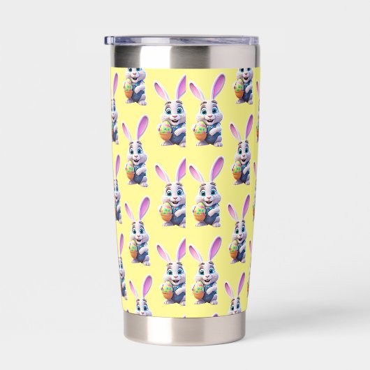 漫画のイースターバニー 保温保冷タンブラー (右面)
