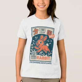 漫画のウサギ トライブレンドTシャツ