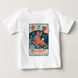 漫画のウサギ ベビーTシャツ