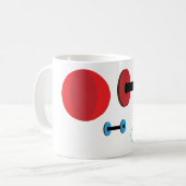 漫画のエクササイズツールmag コーヒーマグカップ (正面左)