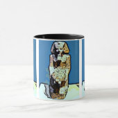 漫画のエジプトの像 マグカップ (中央)