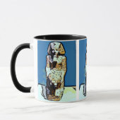 漫画のエジプトの像 マグカップ (左)