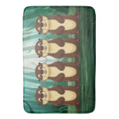 漫画のオッター バスマット (正面縦)