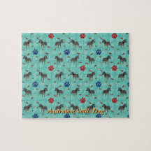 漫画のオーストラリアの牛犬