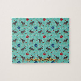 漫画のオーストラリアの牛犬 ジグソーパズル