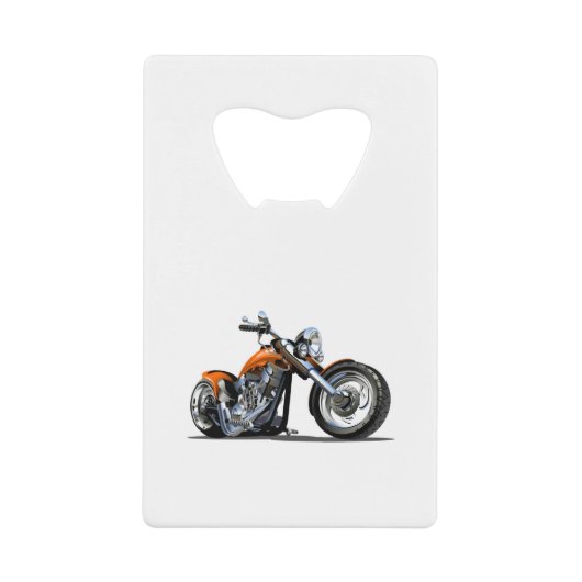 漫画のオートバイ クレジットカード栓抜き (正面)