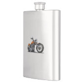 漫画のオートバイ フラスク (左)
