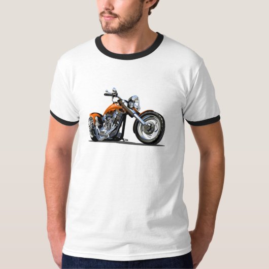 漫画のオートバイ Tシャツ (正面)