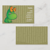 漫画のカエルビジネスCrad 名刺 (正面/裏面)