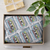 漫画のカセットテープ及び音楽ノート 薄葉紙 (ギフト)