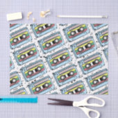 漫画のカセットテープ及び音楽ノート 薄葉紙 (クラフト)