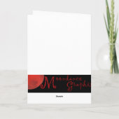 漫画のカップルのキスをするなバレンタインデーカード シーズンカード (裏面)