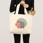漫画のカバ ラージトートバッグ (正面(商品))