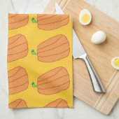 漫画のカボチャのタオル キッチンタオル (四つ折り)