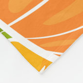 漫画のカボチャ、かわいい秋のパターン。 フリースブランケット (角)