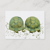 漫画のカメの名刺 名刺 (裏面)