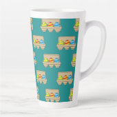 漫画のカラフルイースター卵のパック カフェラテマグ (右)