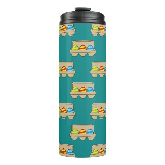 漫画のカラフルイースター卵のパック タンブラー (正面)