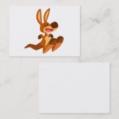 漫画のカンガルーのJoeyかわいいACEO/Businessカード 名刺 (正面/裏面)